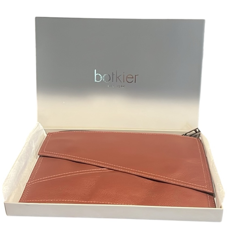 Botkier Cobble Hill Large Leather Clutch Bag